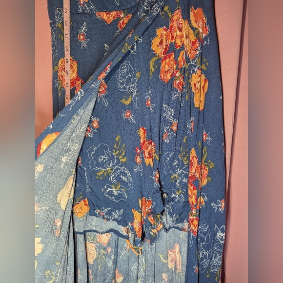 TORRID Maxi Gauze Floral Walk Through Dress 2x/18-20 - Picture 8 of 11